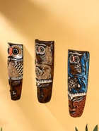 Маска настенная «Абориген Сова», 30 см, дерево, МИКС - фото 809242097