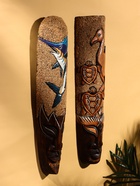 Маска «Абориген», 50 см, дерево, МИКС - фото 809242110