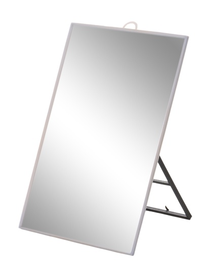 Зеркало интерьерное универсальное TAKE IT EASY, в раме, 18×24 см, цвет серый