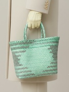 Сумка плетёная, 30×15×35 см, пластик, чёрно-зелёная - фото 809242116 Сумка плетёная, 30×15×35 см, пластик, чёрно-зелёная - фото 809242116