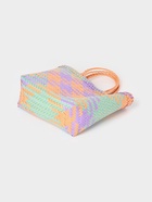 Сумка плетёная, 30×10×30 см, пластик, разноцветная 10851383