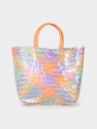 Сумка плетёная, 30×10×30 см, пластик, разноцветная 10851383