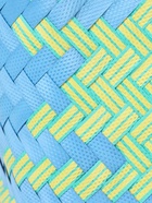 Сумка плетёная, 30×10×33 см, пластик, голубая - фото 809283072 Сумка плетёная, 30×10×33 см, пластик, голубая - фото 809283072