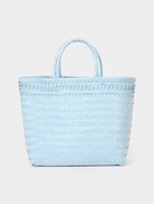 Сумка плетёная, 30×15×35 см, пластик, бело-голубая - фото 809242163 Сумка плетёная, 30×15×35 см, пластик, бело-голубая - фото 809242163