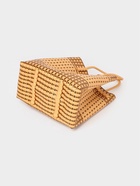 Сумка плетёная, 40×20×55 см, пластик, бежевая - фото 809283101 Сумка плетёная, 40×20×55 см, пластик, бежевая - фото 809283101