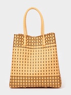 Сумка плетёная, 40×20×55 см, пластик, бежевая - фото 59844673