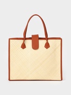 Сумка плетёная на застёжке из пандана, 41×16×50 см, бежево-коричневая - фото 809242196 Сумка плетёная на застёжке из пандана, 41×16×50 см, бежево-коричневая - фото 809242196