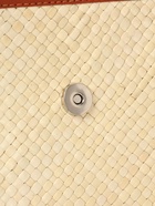 Сумка плетёная на застёжке из пандана, 41×16×50 см, бежево-коричневая - фото 809283103 Сумка плетёная на застёжке из пандана, 41×16×50 см, бежево-коричневая - фото 809283103