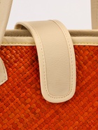 Сумка плетёная на застёжке из пандана, 35×12×40 см, бежево-оранжевая - фото 809199878 Сумка плетёная на застёжке из пандана, 35×12×40 см, бежево-оранжевая - фото 809199878