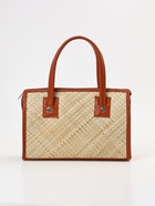 Сумка плетёная на молнии из пандана, 30×10×35 см, светло-коричневая - фото 809184193 Сумка плетёная на молнии из пандана, 30×10×35 см, светло-коричневая - фото 809184193