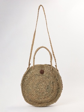 Сумка плетёная из сиграсса, 45×8×60 см