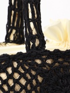 Сумка плетёная из пандана, 35×20×50 см, бежево-чёрная - фото 809199900