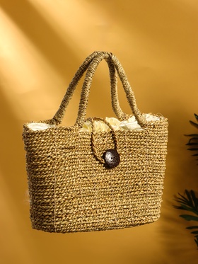 Сумка плетёная из сиграсса, 32×12×35 см