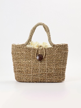 Сумка плетёная из сиграсса, 32×12×35 см