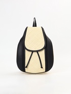 Сумка - рюкзак из бамбука, 25×14×37 см, плетёная, бежево-чёрная - фото 53768956 Сумка - рюкзак из бамбука, 25×14×37 см, плетёная, бежево-чёрная - фото 53768956