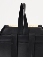 Сумка - рюкзак из бамбука, 25×14×37 см, плетёная, бежево-чёрная - фото 58041780 Сумка - рюкзак из бамбука, 25×14×37 см, плетёная, бежево-чёрная - фото 58041780