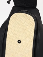 Сумка - рюкзак из бамбука, 25×14×37 см, плетёная, бежево-чёрная - фото 58041782 Сумка - рюкзак из бамбука, 25×14×37 см, плетёная, бежево-чёрная - фото 58041782