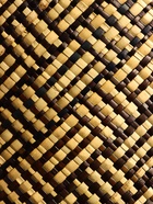 Сумка плетёная из пандана, 25×18×38 см, бежево-коричневая - Фото 6