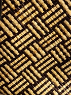 Сумка плетёная из пандана, 27×19×42 см, бежево-коричневая - Фото 6