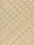 Сумка плетёная на застёжке из пандана, 30×10×35 см, бежево-коричневая - Фото 8