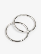 Кольцо литое TEIRA, для сумки, d=35/40 мм, набор 2 шт., 3.1 г, s=2.5 мм, цвет серебряный - Фото 4