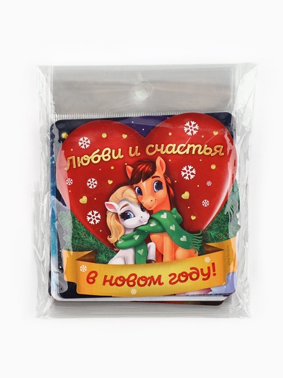 Магнит на холодильник «Новогодний», МИКС