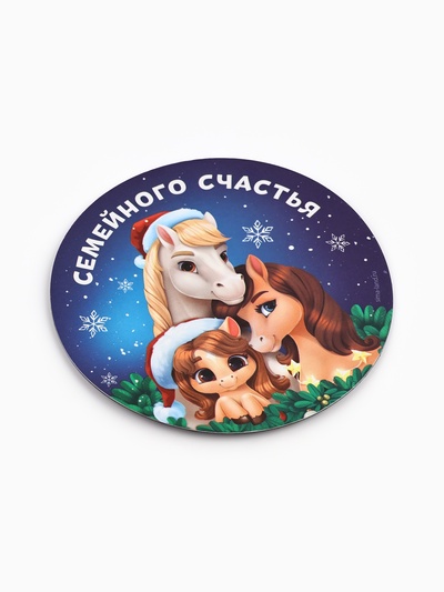 Магнит на холодильник «Новогодний», МИКС