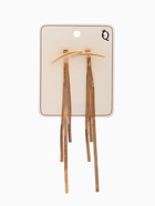 Серьги висячие «Дуга. Водопад», цвет золото, 11 см - фото 54808924