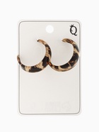 Серьги-кольца «Танзания» тёмный леопард, d=3.5 см, цветные - Фото 4