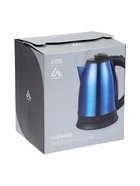 УЦЕНКА Чайник электрический Luazon LSK-1804, металл, 1.8 л, 1500 Вт, синий 10930111