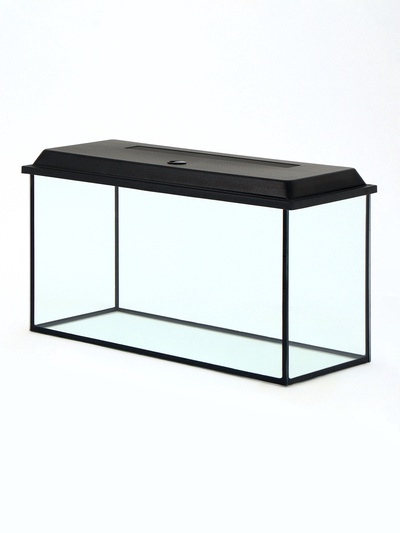 УЦЕНКА Аквариум «Прямоугольный» с крышкой, 100 л, 75.5×33×39.5 см, чёрный