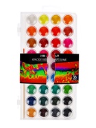 УЦЕНКА Краски акварельные 36 цв, круглые кюветы 23 мм, с кистью, пластиковый пенал, TOP CALLIGRATA 1 - Фото 2