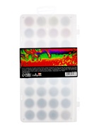 УЦЕНКА Краски акварельные 36 цв, круглые кюветы 23 мм, с кистью, пластиковый пенал, TOP CALLIGRATA 1 - Фото 3