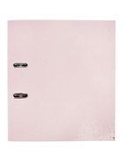 УЦЕНКА Папка-регистратор А4 75 мм Calligrata ламинированная, бледно розовый - Фото 3