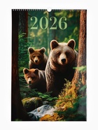 Календарь 2026 перекидной на ригеле А3 «Леса» - фото 53769043