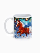 Кружка керамическая новогодняя «Тепла и счастья», 320 мл - Фото 2