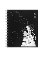 Компл тетр из 3шт 96л кл на гребне Аниме.ч/б Девочка, обл мел карт, офсет (10296901) - фото 53888368