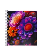 Компл тетр из 3шт 96л кл на гребне Яркие цветы, обл мел карт, глянц лам, офсет (10246949) - фото 53888377