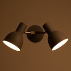 УЦЕНКА Бра «Виталия» 2хЕ27 40 Вт серый 18×12×38 см - Фото 3