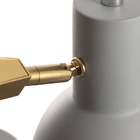 УЦЕНКА Бра «Виталия» 2хЕ27 40 Вт серый 18×12×38 см - Фото 9