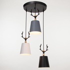 УЦЕНКА Светильник 2705/3 E27 40 Вт черный-белый-серый 30×30×13-90 см - Фото 2