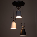 УЦЕНКА Светильник 2705/3 E27 40 Вт черный-белый-серый 30×30×13-90 см - Фото 3