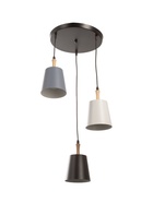 УЦЕНКА Светильник 2705/3 E27 40 Вт черный-белый-серый 30×30×13-90 см - Фото 9