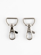 Карабин металлический TEIRA, набор 2 шт., 8 г, 4.2×2.5 см/20×3 мм, цвет серебряный - Фото 4