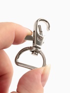 Карабин металлический TEIRA, набор 2 шт., 8 г, 4.2×2.5 см/20×3 мм, цвет серебряный - Фото 5