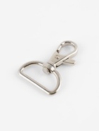 Карабин металлический TEIRA, набор 2 шт., 9.1 г, 4.3×3.1 см/25×3 мм, цвет серебряный - Фото 3