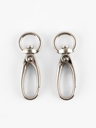 Карабин металлический TEIRA, набор 2 шт.,7.9 г 4.5×1.5 см/12×2 мм, цвет серебряный - Фото 4