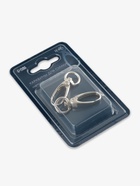 Карабин металлический TEIRA, набор 2 шт.,7.9 г 4.5×1.5 см/12×2 мм, цвет серебряный - Фото 8