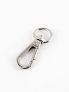 Карабин металлический TEIRA, набор 2 шт.,6.2 г 4.2×1.6 см/12×2 мм, цвет серебряный - Фото 2