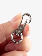 Карабин металлический TEIRA, набор 2 шт.,6.2 г 4.2×1.6 см/12×2 мм, цвет серебряный - Фото 5